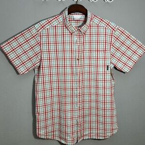 Columbia sportswear company Men's Plaid Short Sleeve Shirt size M.